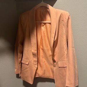 Coral/light pink blazer